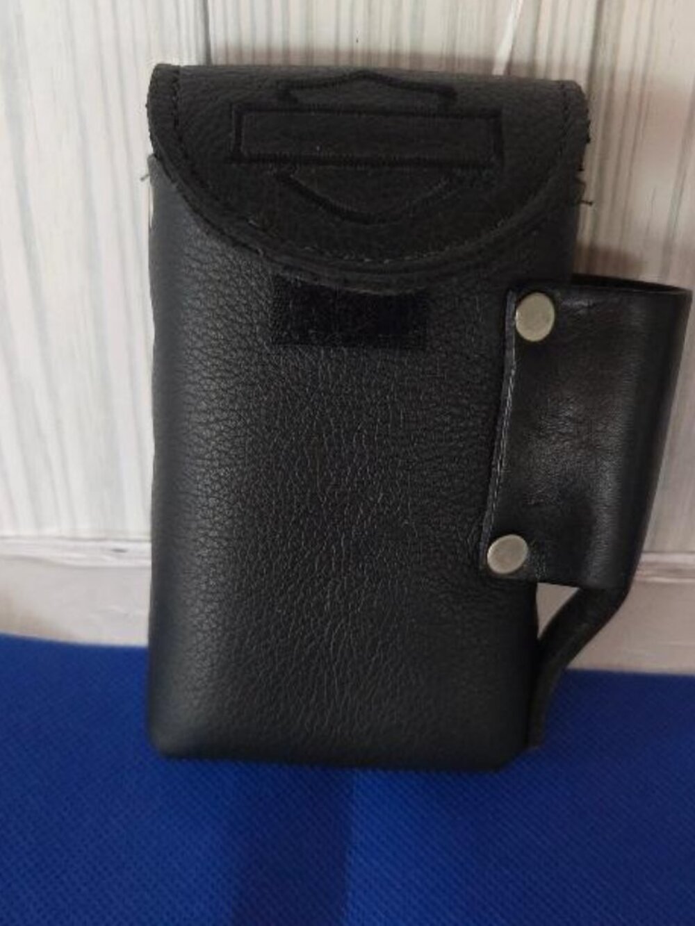 Vintage Harley-Davidson Leather Cigarette Case & Lighter Holder Pouch - Picture 2 of 12